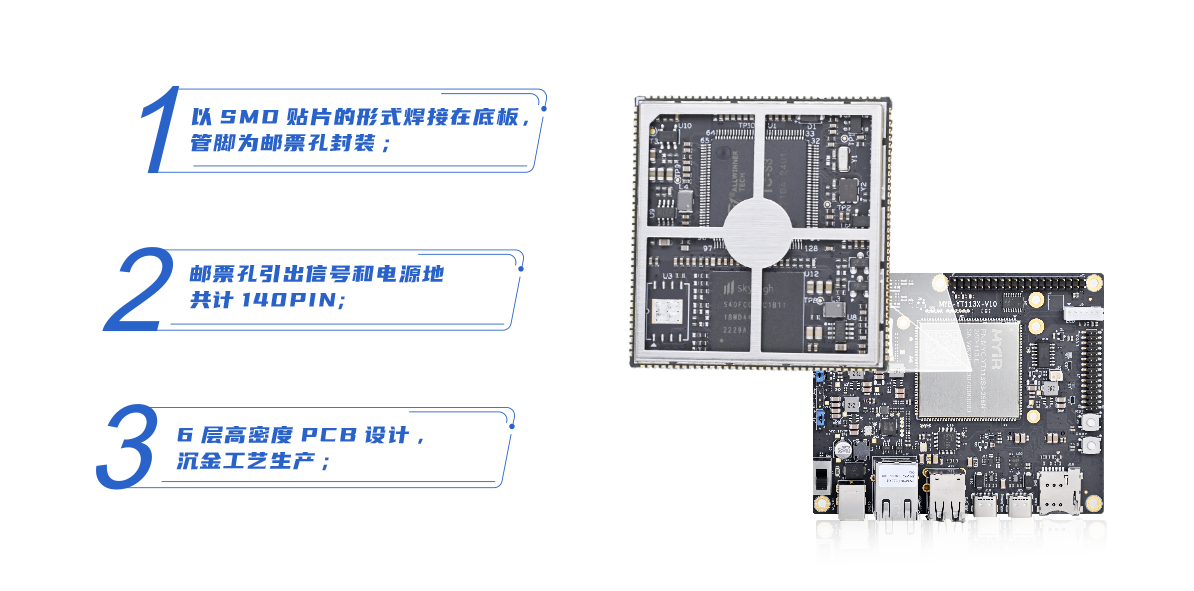 全志T113-S3核心板接口丰富,性价比高