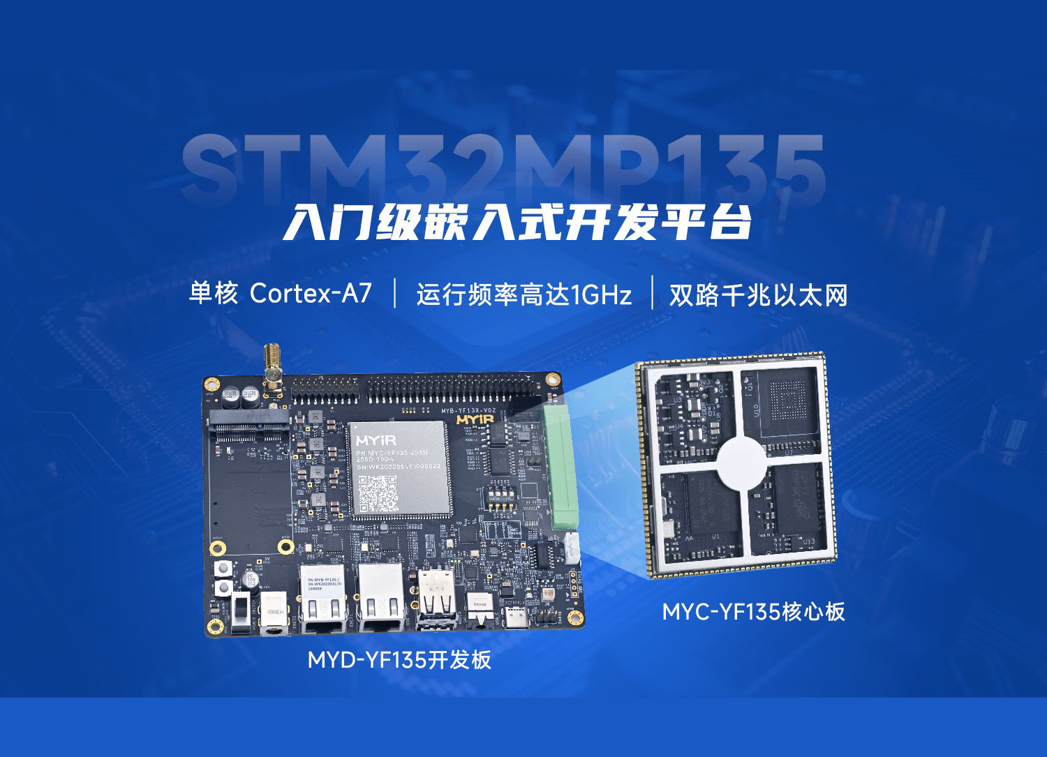 STM32MP135 开发板 核心板